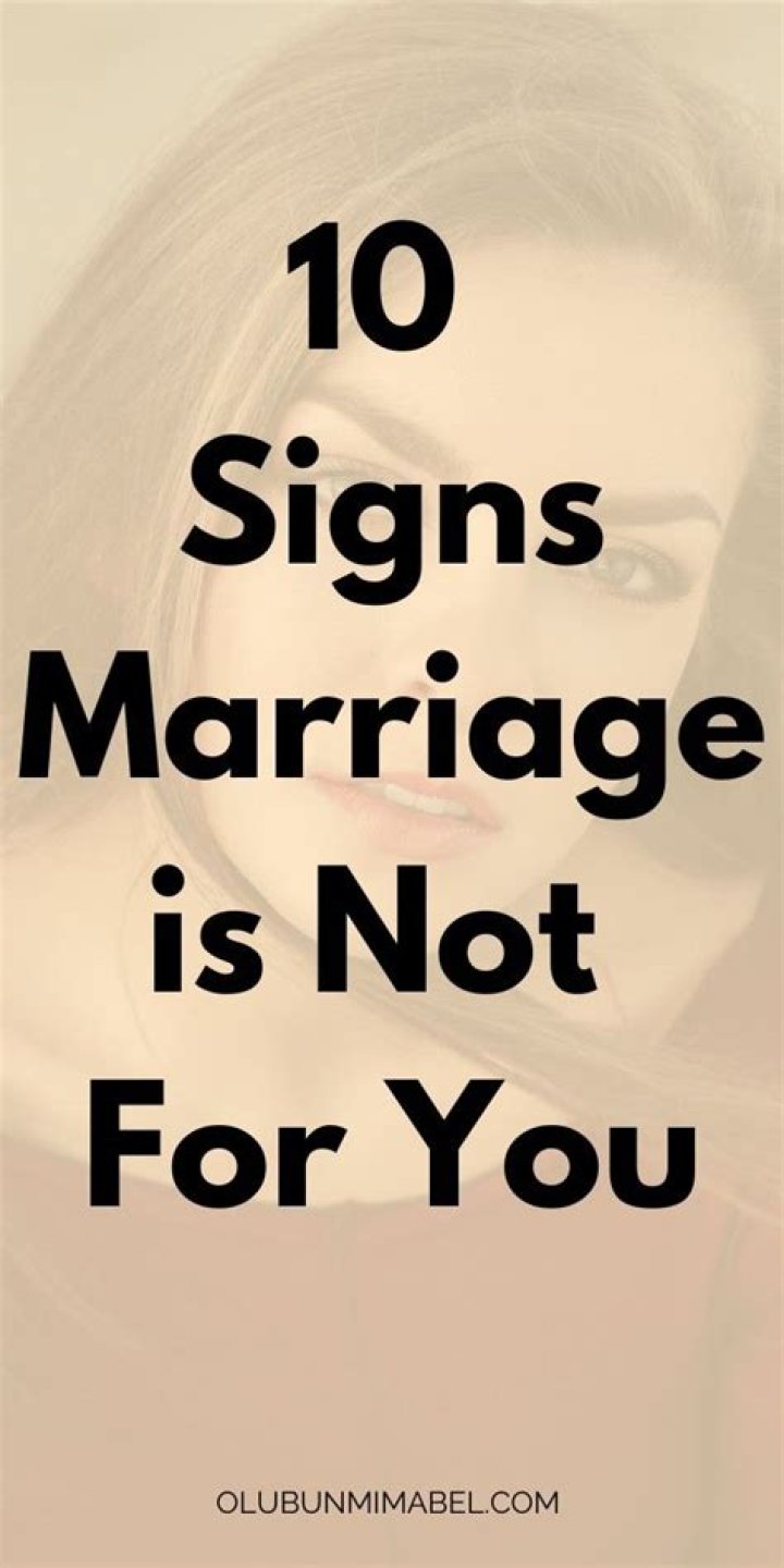 
A Woman Shares Concerns Regarding The Widely Held Notion That Marriage Is Not For Everyone 