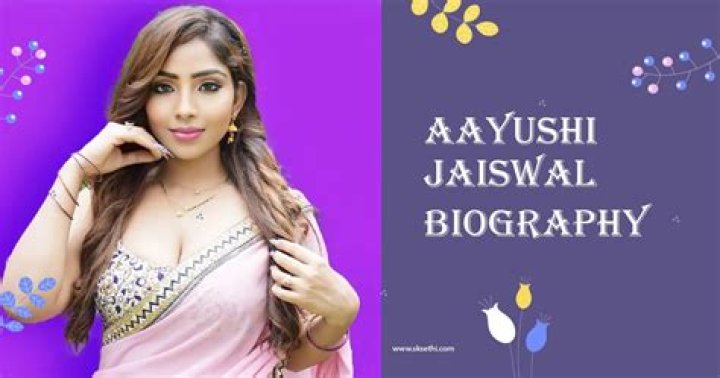 
Aayushi Jaiswal Height, Weight, Net Worth, Age, Birthday, Wikipedia, Who, Instagram, Biography 