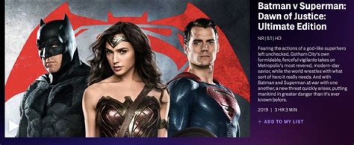 
Batman v Superman Ultimate Edition Replaces Theatrical Version On HBO Max 