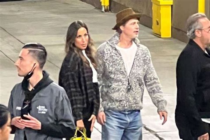 
Brad Pitt Spotted with Ines de Ramon at Bono Concert Outing with Cindy Crawford and Rande Gerber 
