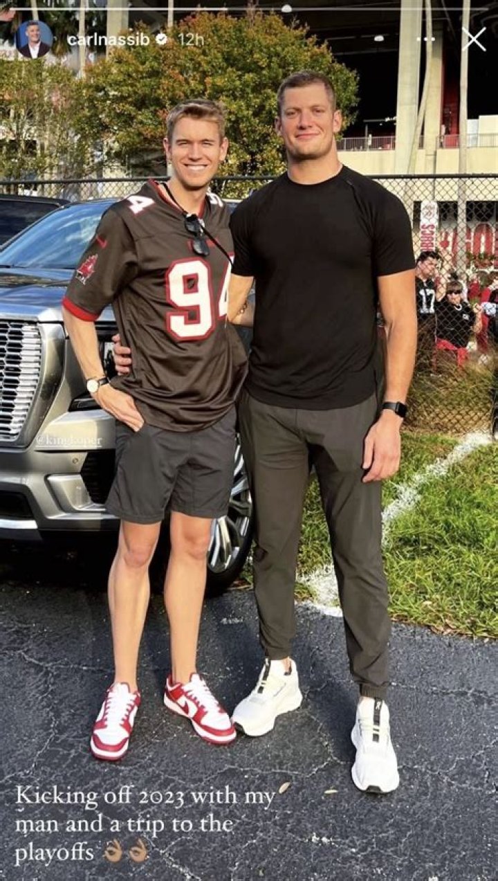 
Buccaneers Player Carl Nassib Dating Danish Olympic Swimmer Søren Dahl: ‘Big Boy Season’ 