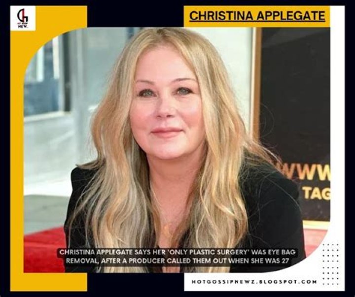 
Christina Applegate Claims Plastic Surgery Changed Her Look, Not MS 
