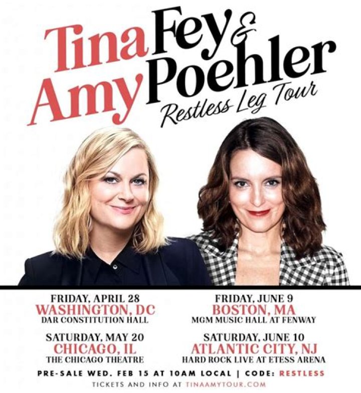 
Comedians Tina Fey and Amy Poehler Announced Joint Tour 