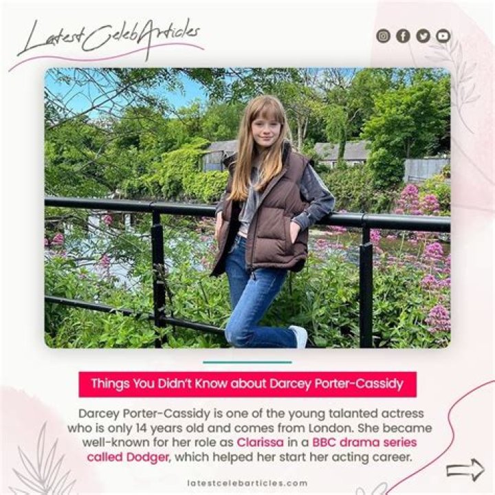 Darcey Porter-Cassidy Height, Weight, Net Worth, Age, Birthday, Wikipedia, Who, Instagram, Biography
