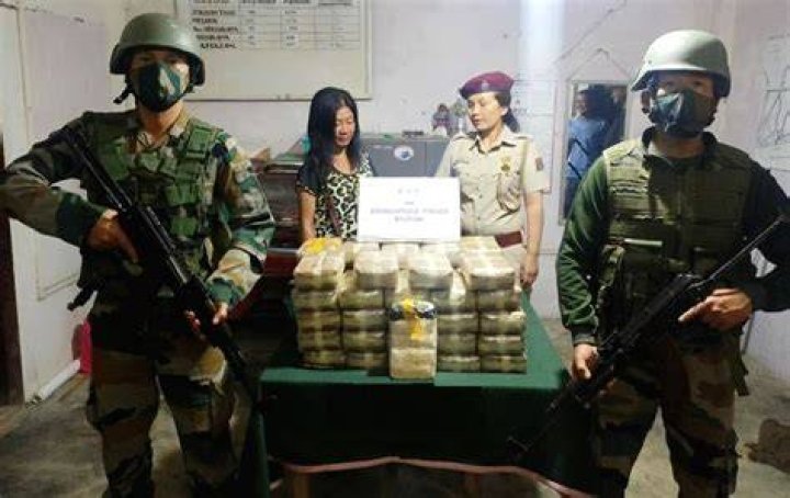 
Drugs worth Rs 167 cr smuggled from Myanmar seized in Mizoram, woman held 