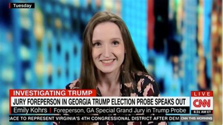
Emily Kohrs, grand jury foreperson investigating Donald Trump election probe, criticized after giving multiple interviews 