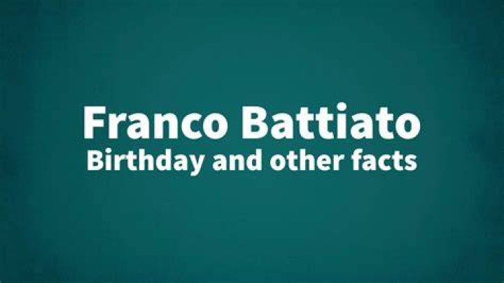 
Franco Battiato Age, Birthday, Wikipedia, Who, Nationality, Biography 
