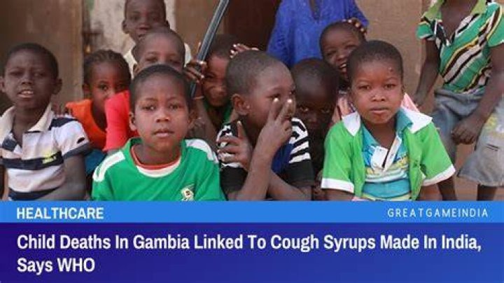 
Gambia police investigate deaths linked to Indian cough syrup 