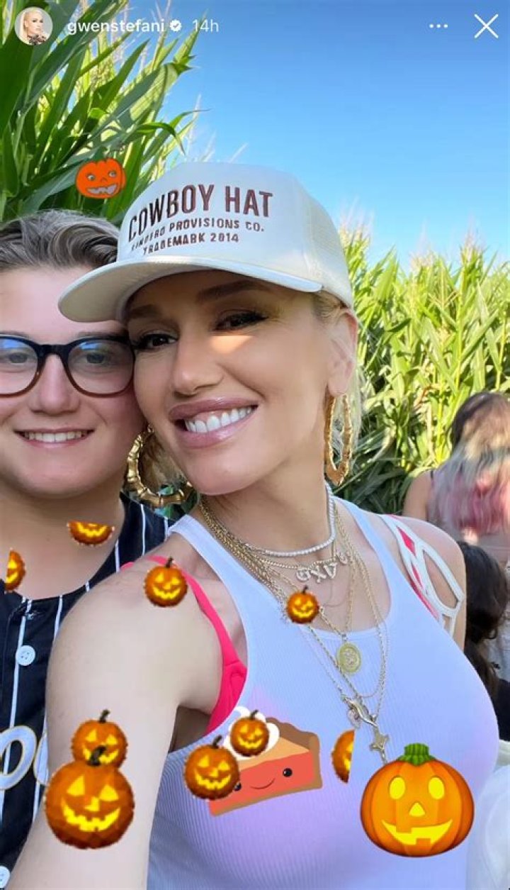 
Gwen Stefani Shares Photos from Day at the Corn Maze with Sons Zuma, 14, and Apollo, 8 