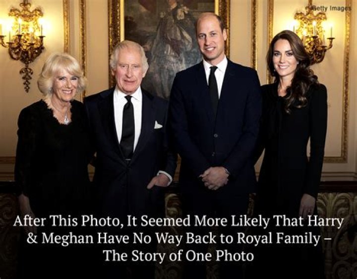 
Harry & Meghan Have ‘No Way Back’ According to ‘Signals’ Sent in Portrait with 3 Princes of Wales 