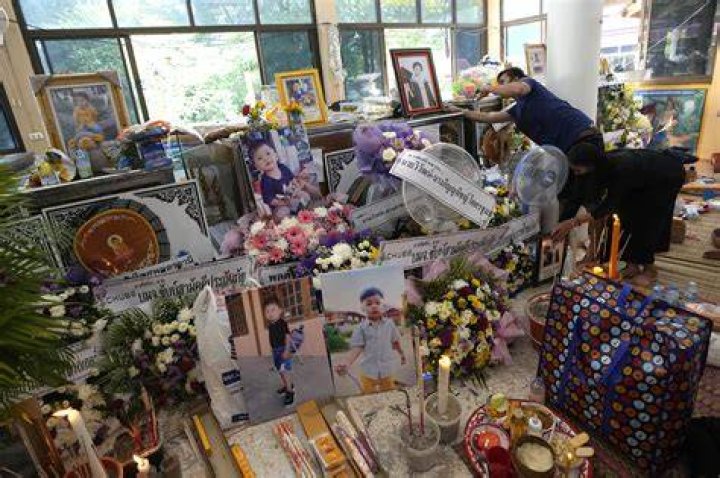 
Hundreds mourn in Thailand after 36 killed in day care massacre 