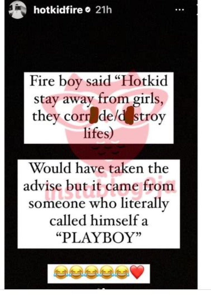 
I Can’t Listen To A Playboy Like You — Rapper Hotkid Berates Fireboy For Advising Him To Stay Away From Girls 
