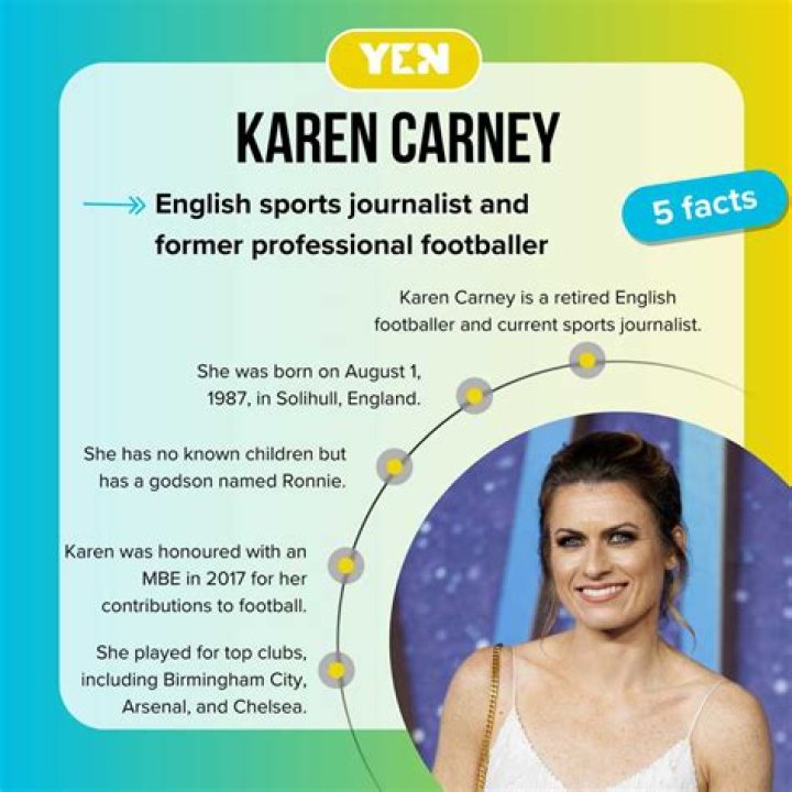 
Is Karen Carney Gay? Age, Height, Net Worth 
