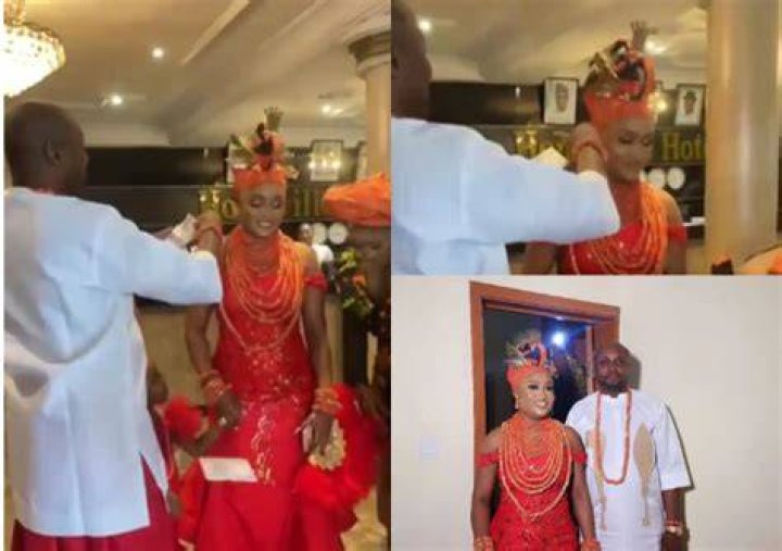 
Israel DMW Makes Money Rain As He Concludes His Traditional Wedding 