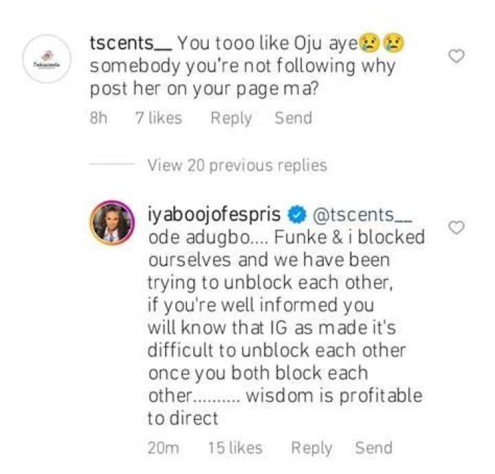 
Iyabo Ojo Fights Dirty With Troll Over Her Birthday Message To Funke Akindele 