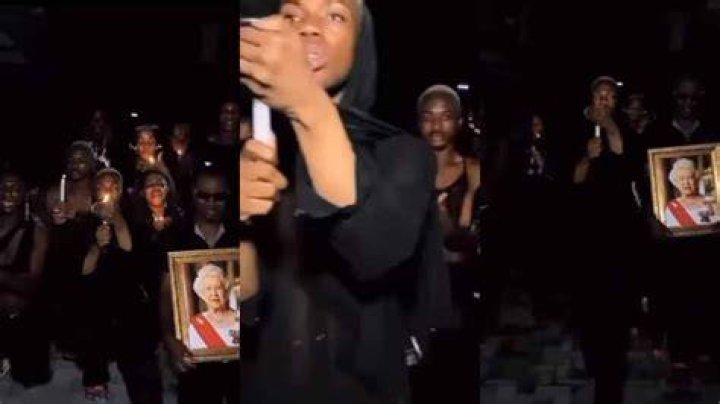 
James Brown Goes Extreme, Leads His Associates To Hold Candlelight For The Late Queen Elizabeth II 
