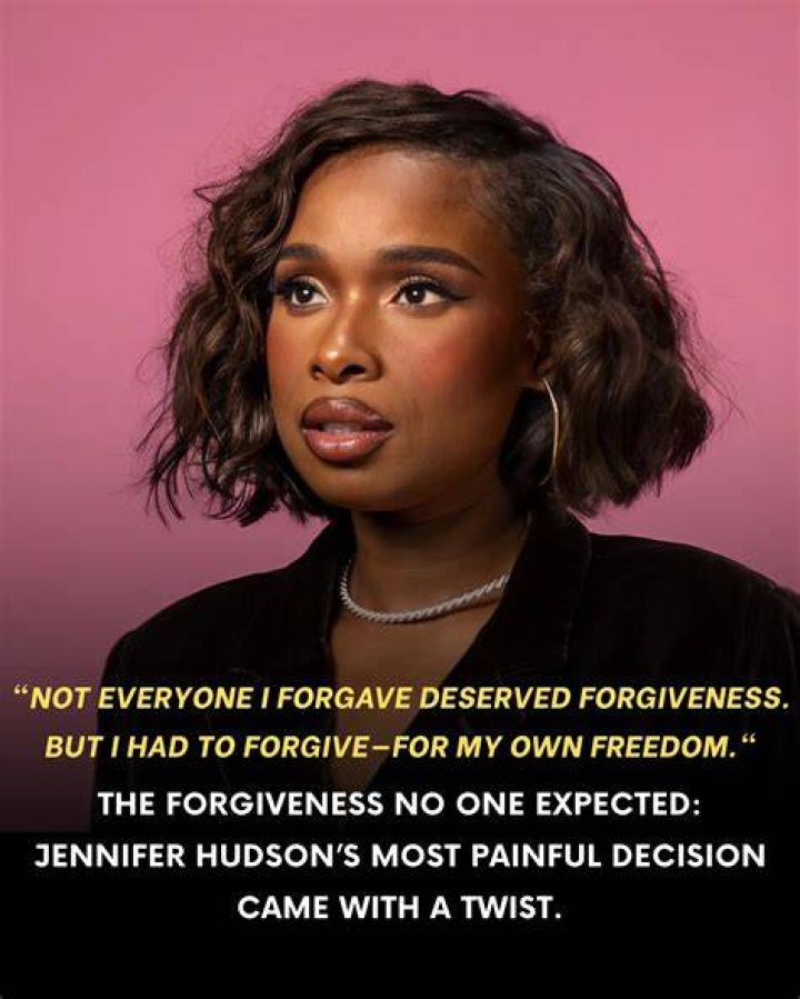 
Jennifer Hudson Said She Forgave the Person Responsible for Her Family’s Tragedy 