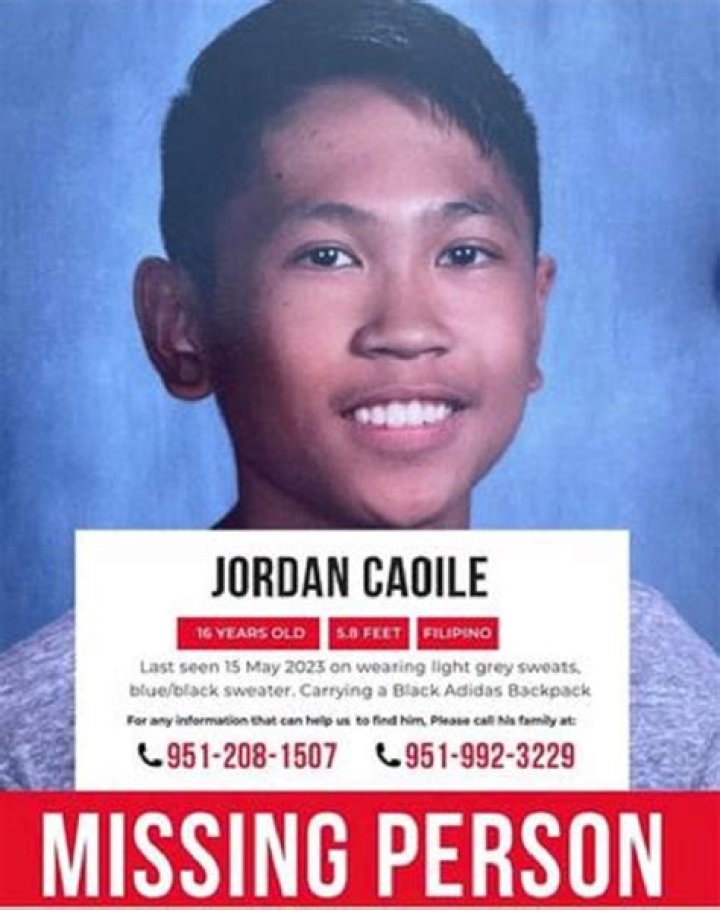Jordan Caoile Missing – Where Was He Last Seen? Case Update