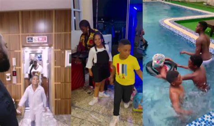 
Jubilation As Damola Olatunji And Bukola Arugba Reunite For A Family Vacation 