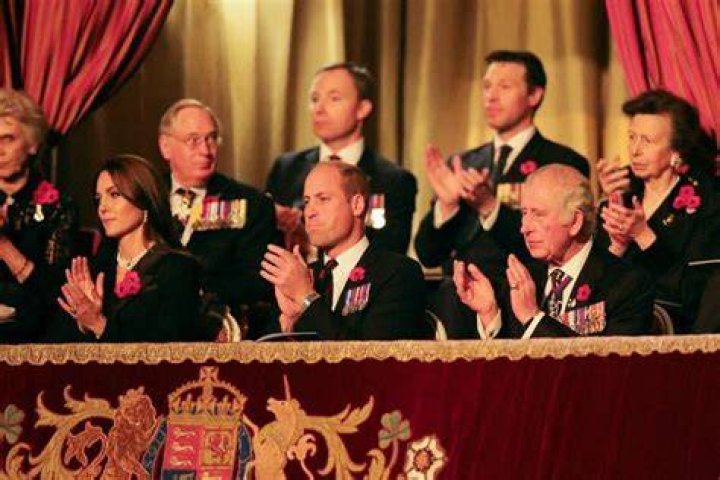 
King Charles Attends Festival of Remembrance for First Time Since Becoming Monarch with Queen Camilla 