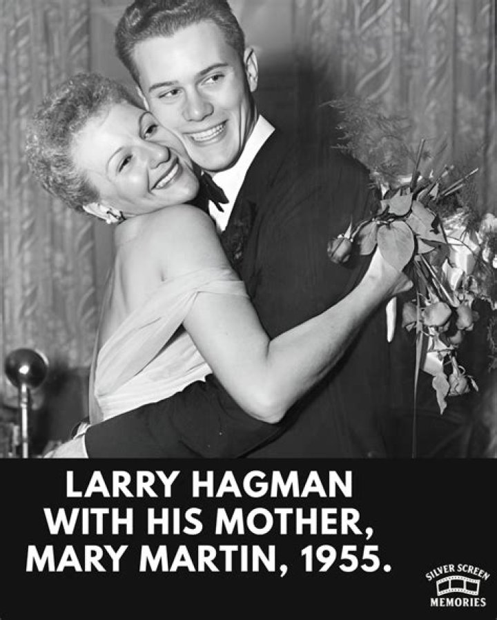 
Larry Hagman Was Influenced By Actress Mother Mary Martin Into The Movies 