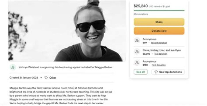 
Maggie Barton’s All Souls Catholic School tenure explored, as gay teacher fired for kissing her girlfriend 