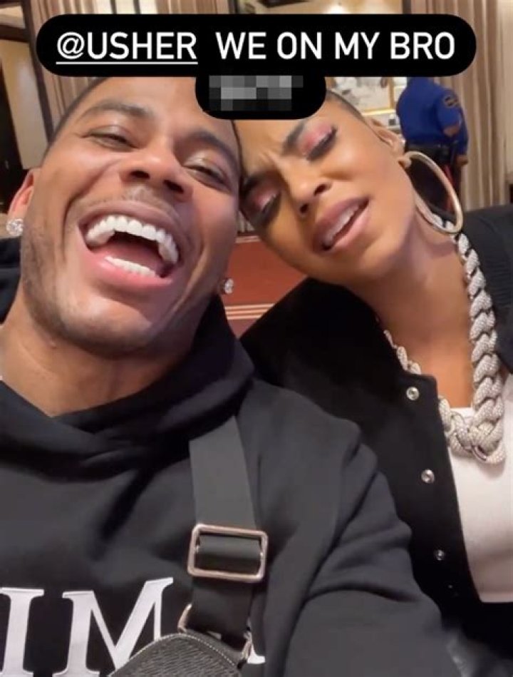
Nelly Still In A Relationship With Ex-Girlfriend Ashanti? Video On Instagram Live 