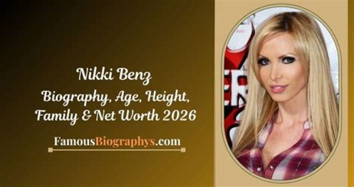 Nikki Benz Height, Weight, Net Worth, Age, Birthday, Wikipedia, Who, Nationality, Biography