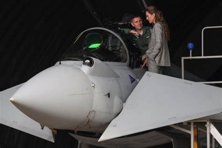 
Prince William Visits Royal Air Force Station to Learn More About Latest High-Flying Technology 