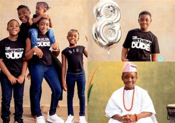 
Proud mom Mercy Johnson and hubby express excitement as their only son, Henry clocks 8 