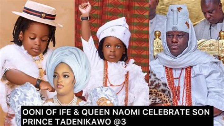 
Queen Naomi Appears In Public For The First Time With Her Son, Prince Tadenikawo. 