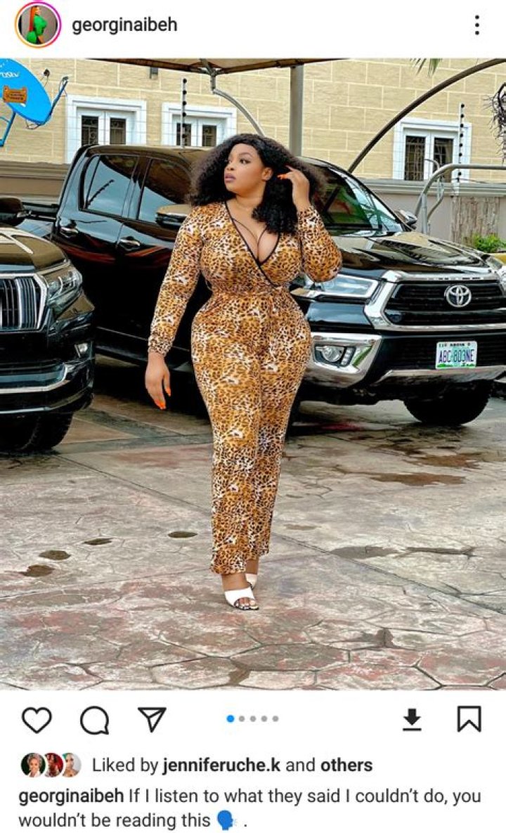 
Reactions As Actress Georgina Ibeh Flaunts Her Natural Beauty In New Photos That She Posted On IG 