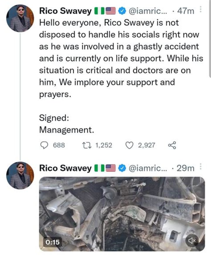 
Reactions As Rico Swavey’s Last Tweet About Peter Obi Resurfaces Online 