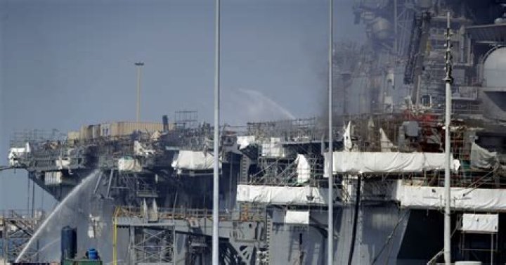 
Sailor acquitted of setting fire that destroyed massive ship 