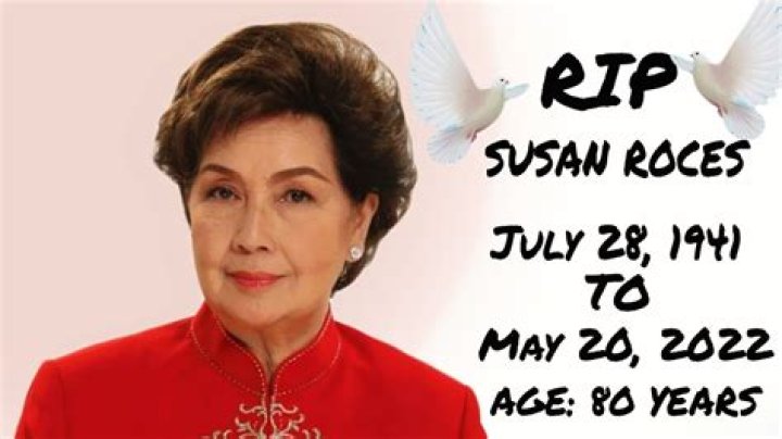 Susan Roces Cause of Death, How did Susan Roces Die?