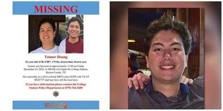 Tanner Hoang: Missing Texas A&M student’s car found unattended as search continues