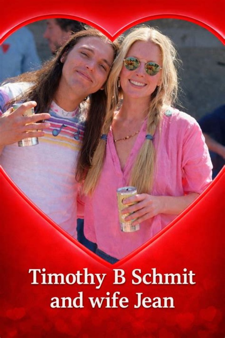 
Timothy B. Schmit is Married to his wife, Jean Cromie 