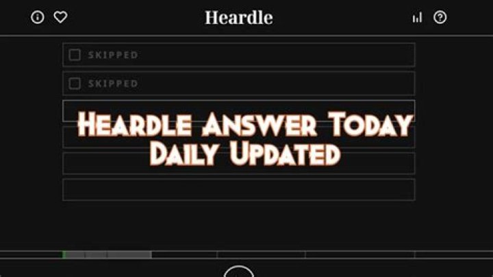 
Today’s Heardle: Clues and answer for Wednesday, March 8, 2023 