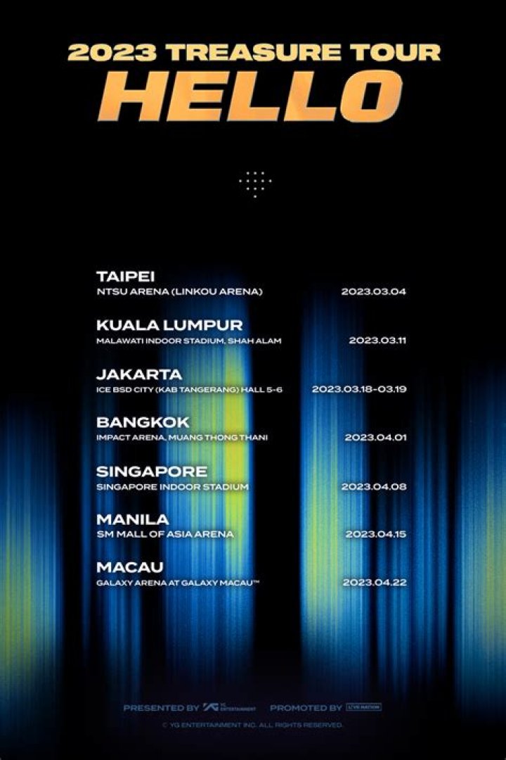 
TREASURE’s Hello Tour 2023: Cities, venues, and dates for first Asian leg 