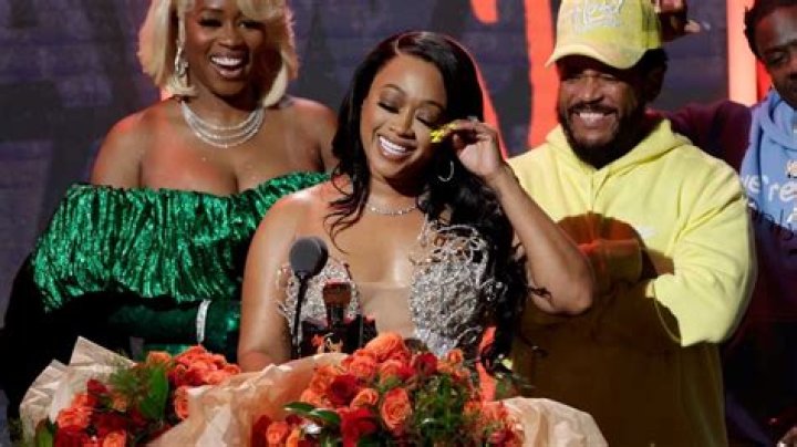 
Trina Accepts I Am Hip Hop Award at 2022 BET Hip Hop Awards 
