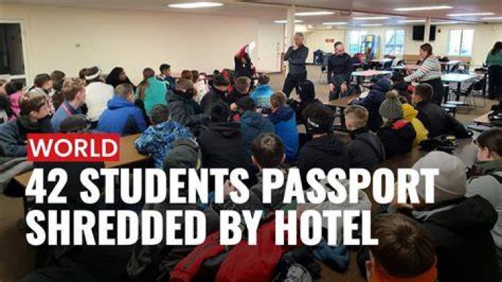 
UK students stranded after hotel accidentally shreds 42 passports 