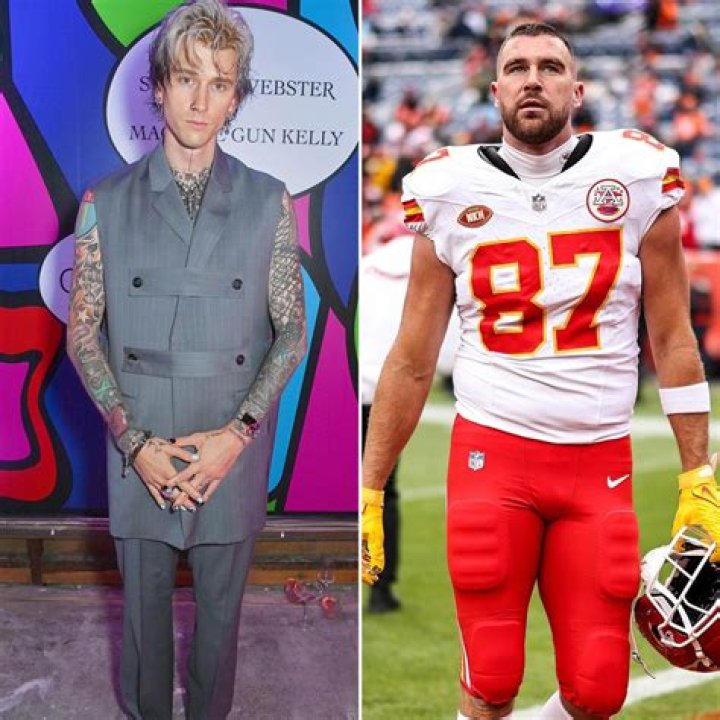 
Watch: Travis Kelce joins Machine Gun Kelly, Rick Ross at Kelce Jam music, food festival 