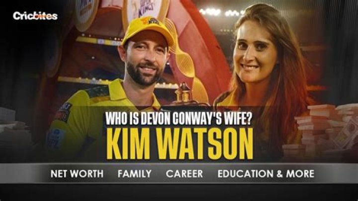 
Who Is Devon Conway’s Wife, Kim Watson? 