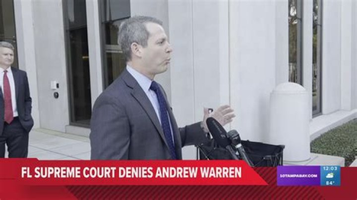 
Why Was Florida State Attorney Andrew Warren Suspended By Ron DeSantis? What Did He Do? 
